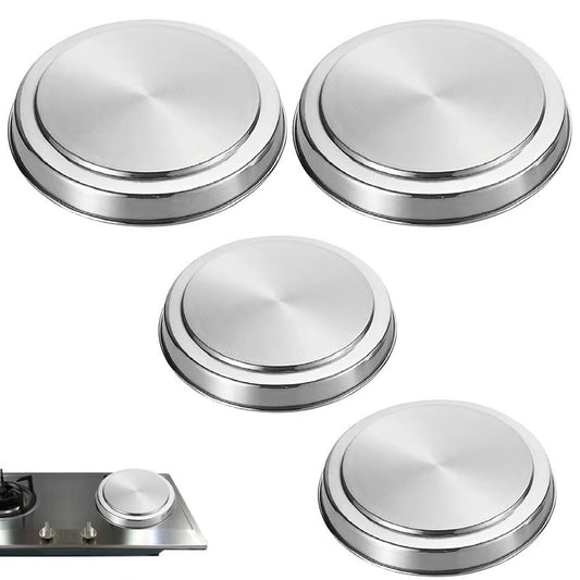 Electric Stove Burner Covers Stainless Steel round Kitchen Stove Top Burner Covers 4Pcs round Stove Burner Covers Kitchen Round