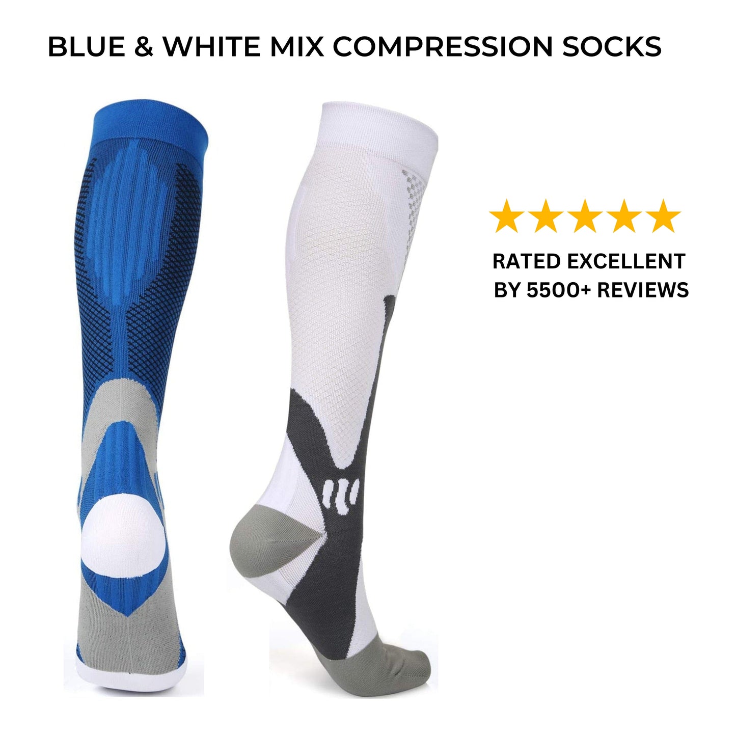 Vital Flows Compression Socks (20-30 Mmhg)