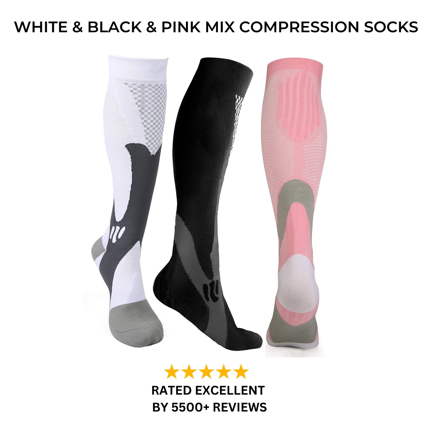 Vital Flows Compression Socks (20-30 Mmhg)